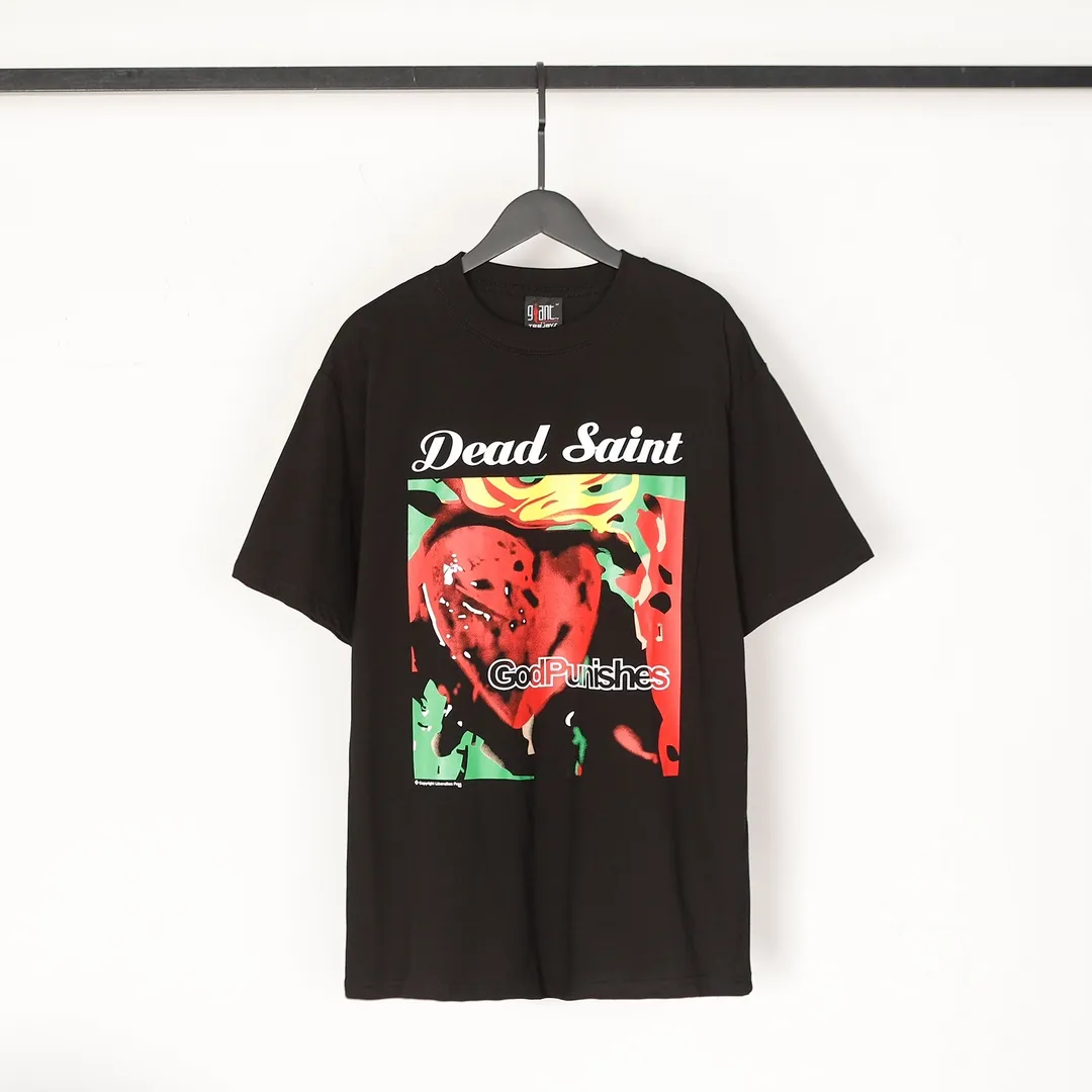 Saint Michael series trendy T craft drawing round neck short sleeves Style number: D3185 P116 Color: black Size: S M L XL